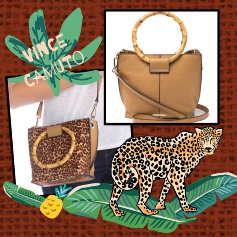 Vince Camuto Leather & Calf Hair Crossbody - Picture 2 of 8